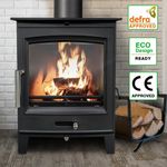 5KW Multifuel Stove Woodburning Log Burner Fireplace Defra Approved Eco Design
