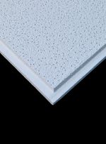 SUSPENDED CEILING TILES SAND TEXTURE TEGULAR EDGE 595x595 with pinhole 12 Tiles