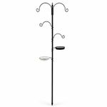 NEW! Wild Bird Decorative Feeding Station with Feeder Tray & Bath