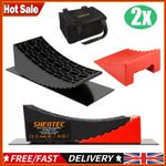 Camper Leveler, 2 Pack RV Leveling Blocks, Motorhome Camper Wheel Chocks Up