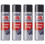 Tetrosyl SCS500 Stonechip Protection Underseal Aerosol Spray Paint Black x4