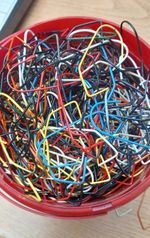 Steel Wire Hooks Painting hanging(used previuosly for powder coating)