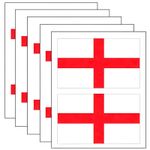 England World Cup 2026 Flag Stickers 20 St George Car Decor Decals
