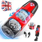 HandsFree Masturbator Thrusting Sucking Vibrating Automatic Male Stroker SexToy