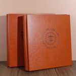 Photo Album 500 Photos Large Capacity Slip Pockets Cover Embossed Memory Book