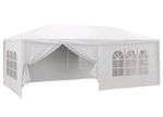 4x Outsunny 6x3m Waterproof Gazebo Party Tent, Wedding Marquee and Garden Canopy