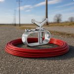 Reusable Pool Tarp Cable and Winch Kit | Manual, Steel pool tarp Tightening