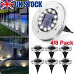 12LED Solar Power Ground Light Floor Decking Patio Outdoor Garden Lawn Path Lamp