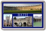 FRIDGE MAGNET - BATH - Large - Somerset TOURIST