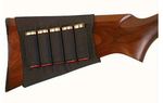 12 or 20 Gauge Shotgun Butt Stock 5 Elasticated Cartridge Holder