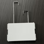 3 Way Tri-Fold Mirror w/ LED Light 360° Barber Hairdressing Seft-Haircut Makeup