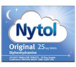 Nytol Original Tablets 25mg - Sleep Aid - 20 Tablets