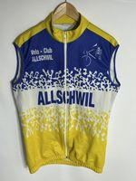 Tzamo Cycling Vest Allschwil Velo Club Vintage | Men's | Yellow/Blue | Medium |