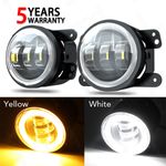 For Ford Transit Mk7 MK8 2006-On LED Front Bumper Fog Lights Lamp DRL Left+Right