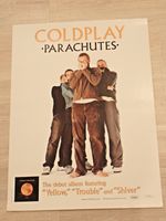 Vintage Coldplay Parachutes Promo Poster 2000 Original Album Debut Yellow  18x24