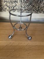 CHROME BOTTLE DISPLAY STAND FOR HAMILTON AND TORPEDO bottles. 6oz