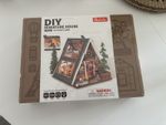 Rolife A-Frame Cabin DIY Miniature House Home Decor Xmas Gifts for Teens Adults