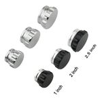 Aluminum 1.5 inch 2" 2.3" Oil Fuel Cap Weld Billet On Filler Neck Cap Water Tank