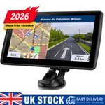 9'' Truck Sat Nav HGV Lorry LGV 2025 UPDATED UK Europe Maps POIs Keyfuels Laybys