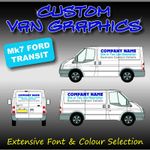 Van Graphics Sign Writing Vehicle lettering signs Ford Transit MK7