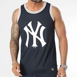 New York Yankees Vest Men's 47 Brand MLB Navy Baseball Tank Top - New
