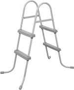 BESTWAY FLOWCLEAR 33 inch ABOVE GROUND METAL FRAME SWIMMING POOL STEP LADDER
