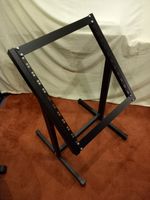 13U Angled 19" Studio Rack/Stand Plus 2 x 1U Blank Panels