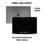 MacBook Pro A1708 A1706 Screen LCD 13" 2016 2017 Retina Grey
