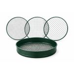 3-in-1 Garden Soil Sieve 6/9/12mm Heavy Duty Steel Compost Riddle