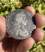 1667 Silver Crown of Charles 2nd