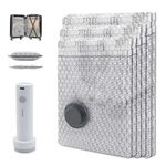 Cordless Travel Vacuum Bag Set with Rechargeable Pump for Bedding and Clothing