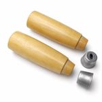 2 Pieces Wooden Handle Replacement Tool Ergonomic for Woodworking