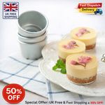 4 Pcs Mini Cake Tins Pork Pie Dish Small Pans Mold Round for Making Cakes