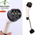 EV Cable Charger Replacement Part Handle Type 2 Female Plug 480V 32A 3P EU UK