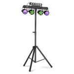 BeamZ CLS NesoUV DJ Party Light Bar on Stand - 2x Jelly Moon, 2xPAR & UV Strobe