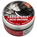 Leder Gris Original Wax Oil BROWN 100g Tin Waterproofing Boot Treatment Polish