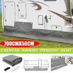6m/7m Length x50 cm Depth Caravan Awning Mud Draught Skirt Wheel Arch Covers