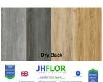 Luxury Vinyl Tiles LVT *DRY BACK* Wood Look Flooring Kitchen Bathroom 2.5/0.55mm