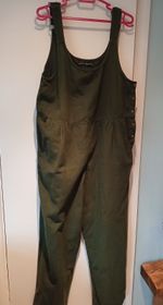 Gudrun Sjödén Olive Green Dungarees Size M