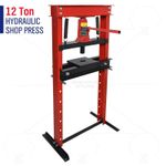 12 Ton Heavy Duty Hydraulic Bench Press Machine Workshop Garage Bearing Standing