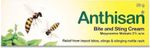 Anthisan Bite and Sting Cream, 20g Insect Sting Relief Antihistamine UK.
