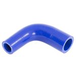 90 Degree Silicone Hose Elbow 16-13mm Blue Reducer Rubber Coolant Rad Pipe