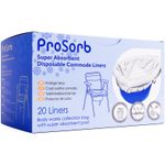 Prosorb Super Absorbent Disposable Commode / Bed 20 Count (Pack of 1), Blue 