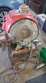  vintage Honda GD 90 V Twin diesel electric start stationery Engine 