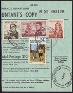 OFFICIAL PMG BULK POSTAGE RECEIPT WITH 50c, $2 & $4 NAVIGATORS DATED 1971 CV$400