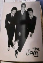 The Jam Set of 3 B&W Postcards