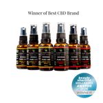 CBD Oil 1500mg-5000mg | THC free UK CBD Isolate | Strawberry & Citrus Flavour