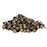200Pcs Flat Feet Studs Antique Brass Leather Luggage Handbags Accessories 12mm