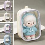Doll Storage Bag Outdoor Doll Display Bag Protector Pouch Transparent Doll Bag