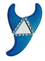 Futures set 3 fit Thruster set Surfboard surf fins Blue Honeycomb surfing fin 